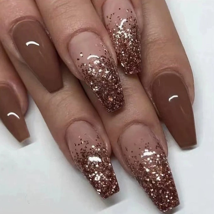 Elegant Long-Lasting Glitter Nail Enhancements Stornfield
