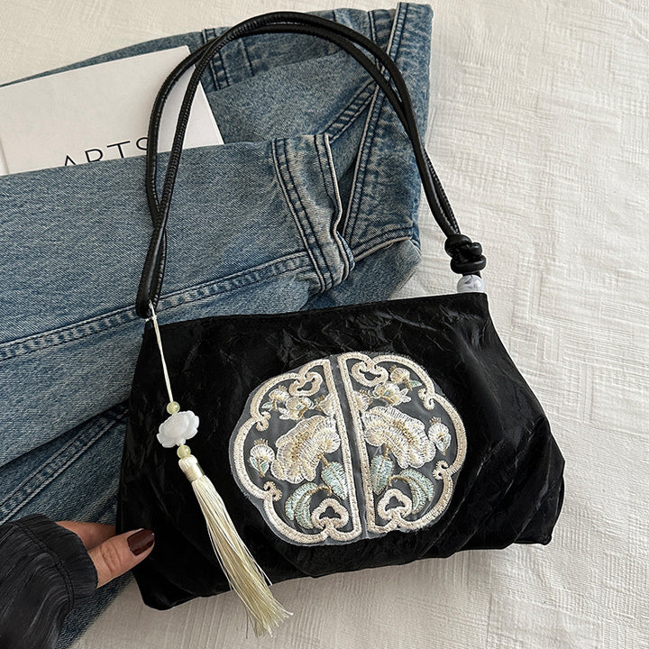 Elegant Embroidered Evening Handbag