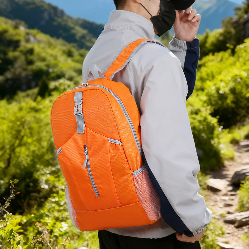 Sporty backpack with multiple pockets and breathable back Stornfield