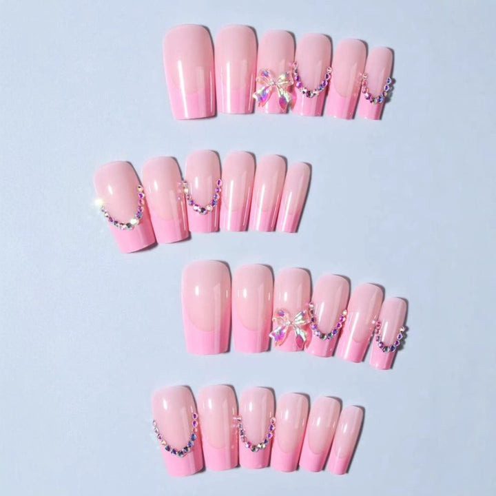Artificial nail set with elegant decorations Stornfield