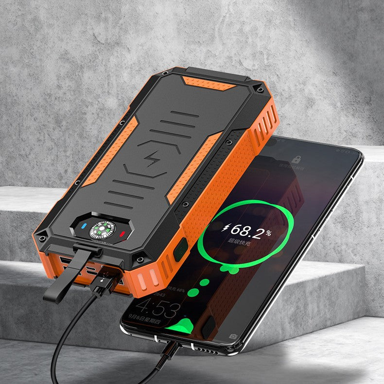 Robust Outdoor Power Bank with Integrated Fast Charging Function and LED Display Stornfield