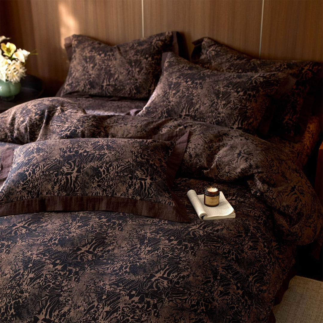 Velvet Jacquard Duvet Cover Set