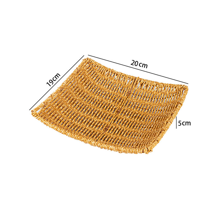 Decorative Handwoven Serving Tray Stornfield