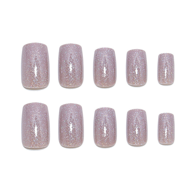 Glamorous Glittering Press-On Nails Stornfield
