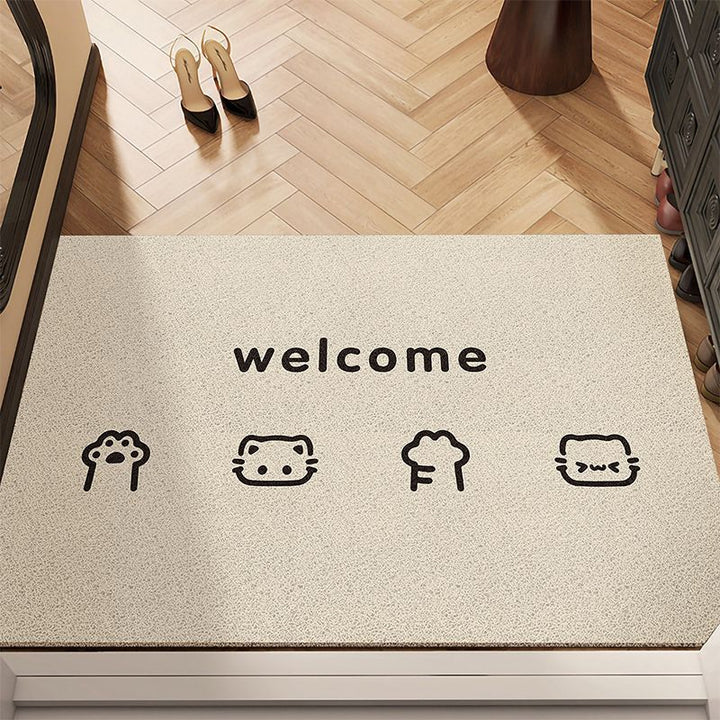 Playful Cartoon Welcome Mat