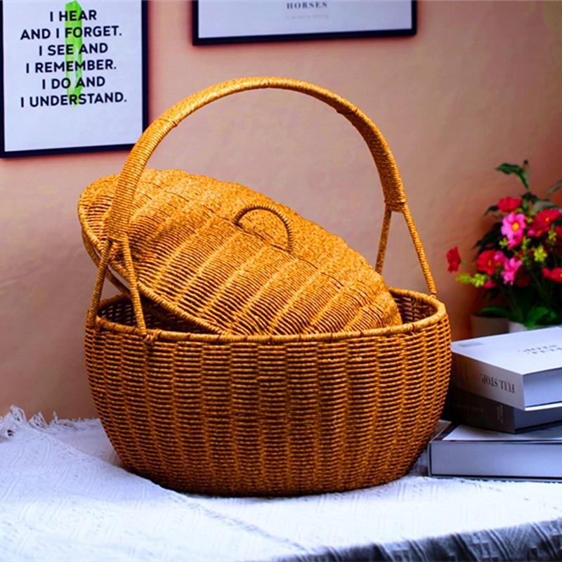 Handmade Woven Storage Basket Stornfield