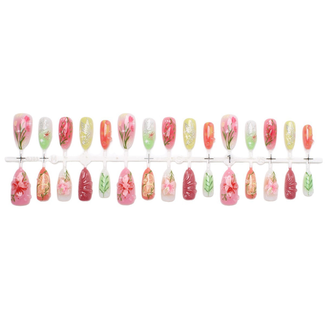 DIY Press-On Nail Art Set Stornfield