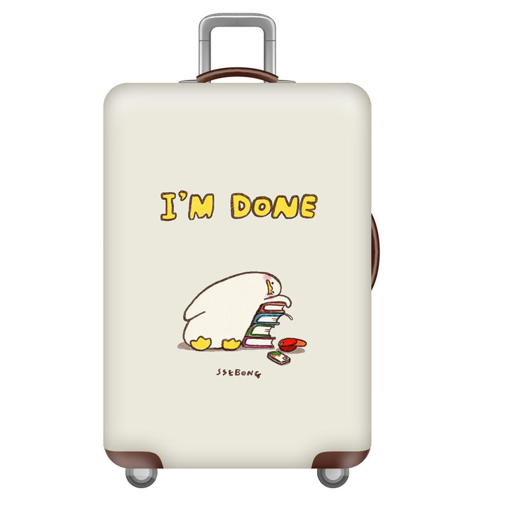 Women's Hard Shell Suitcase with Unique Illustrative Design Stornfield