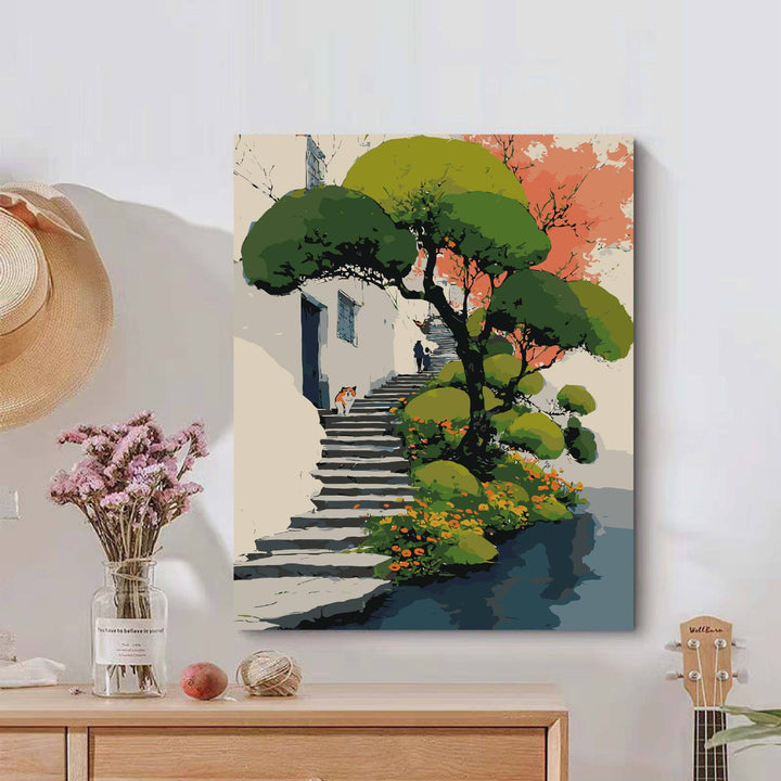Nature-Inspired Serene Landscape Canvas Art Stornfield
