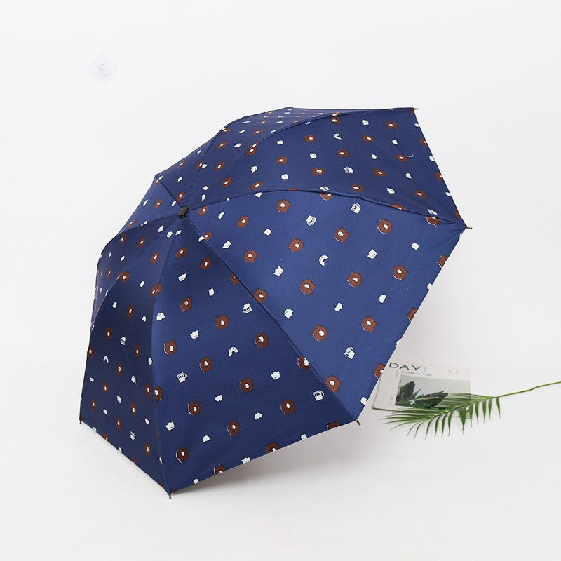 Women's creative folding umbrella with animal motif Stornfield