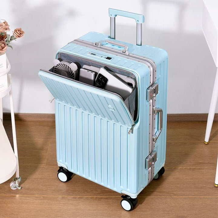 Trolley Suitcase With Innovative Storage Space And Integrated Security System Stornfield