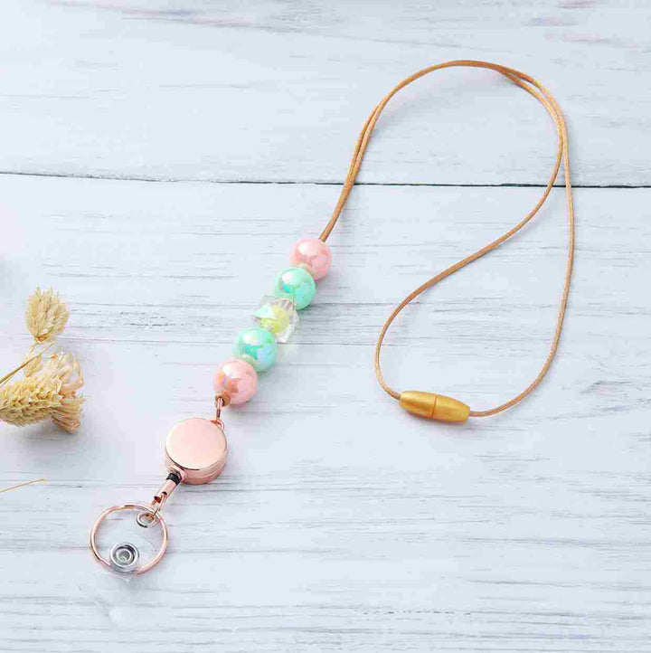 Decorative Beaded ID Badge Lanyard Stornfield