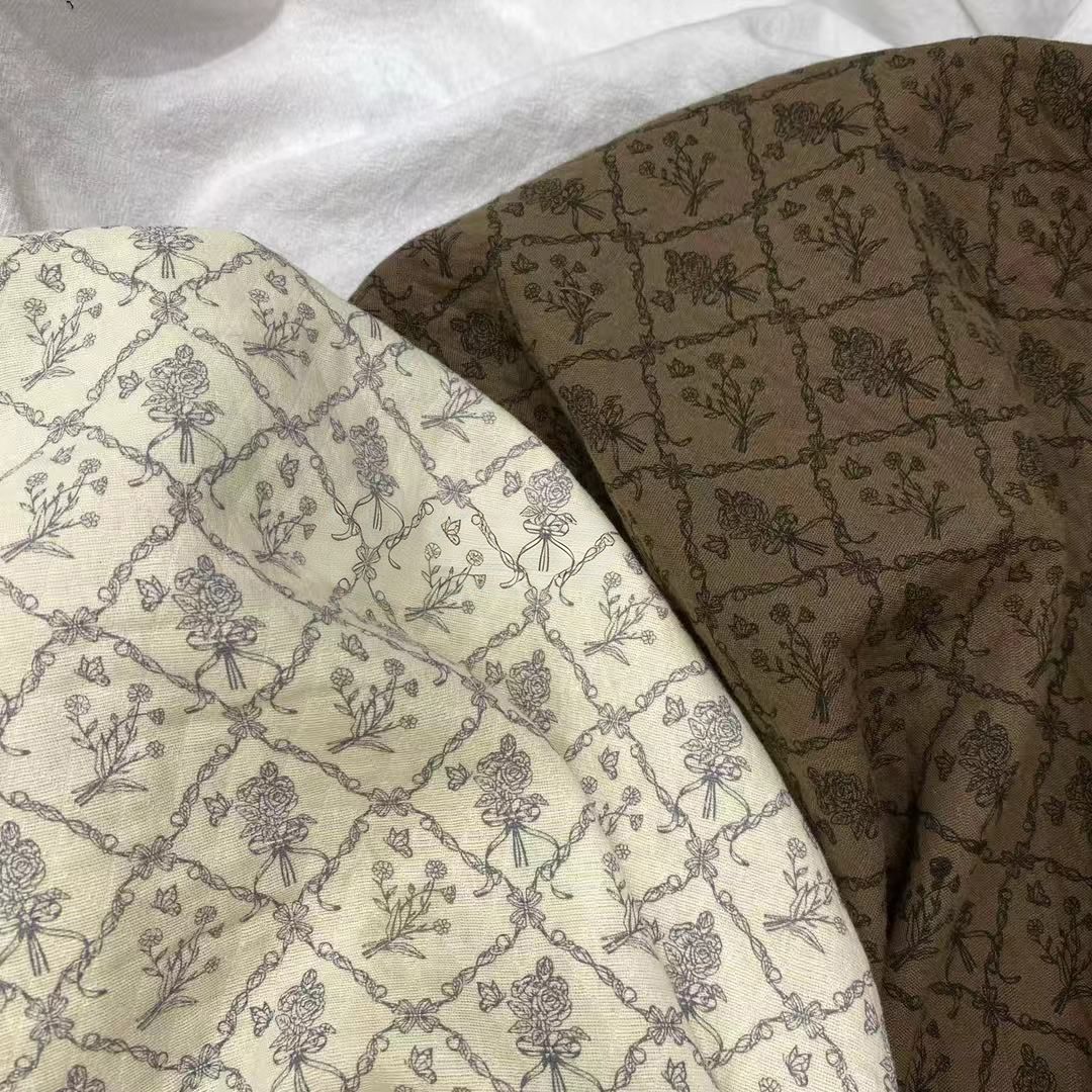 Floral Embroidered Scarf