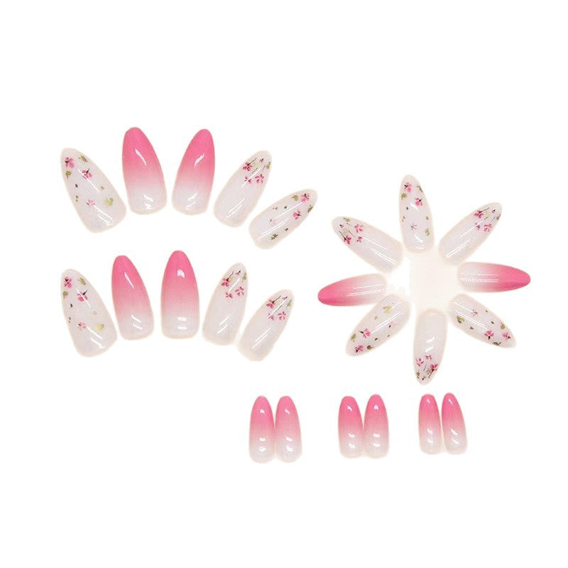 Floral Ombre Press-On Nails Set Stornfield
