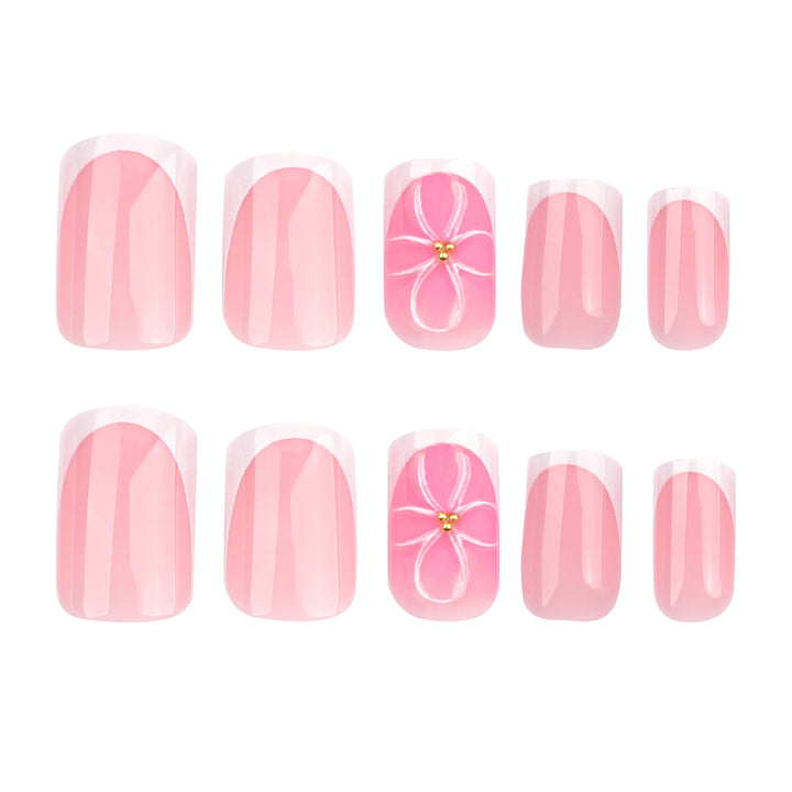Artistic nail art with delicate flowers and elegant French lace Stornfield