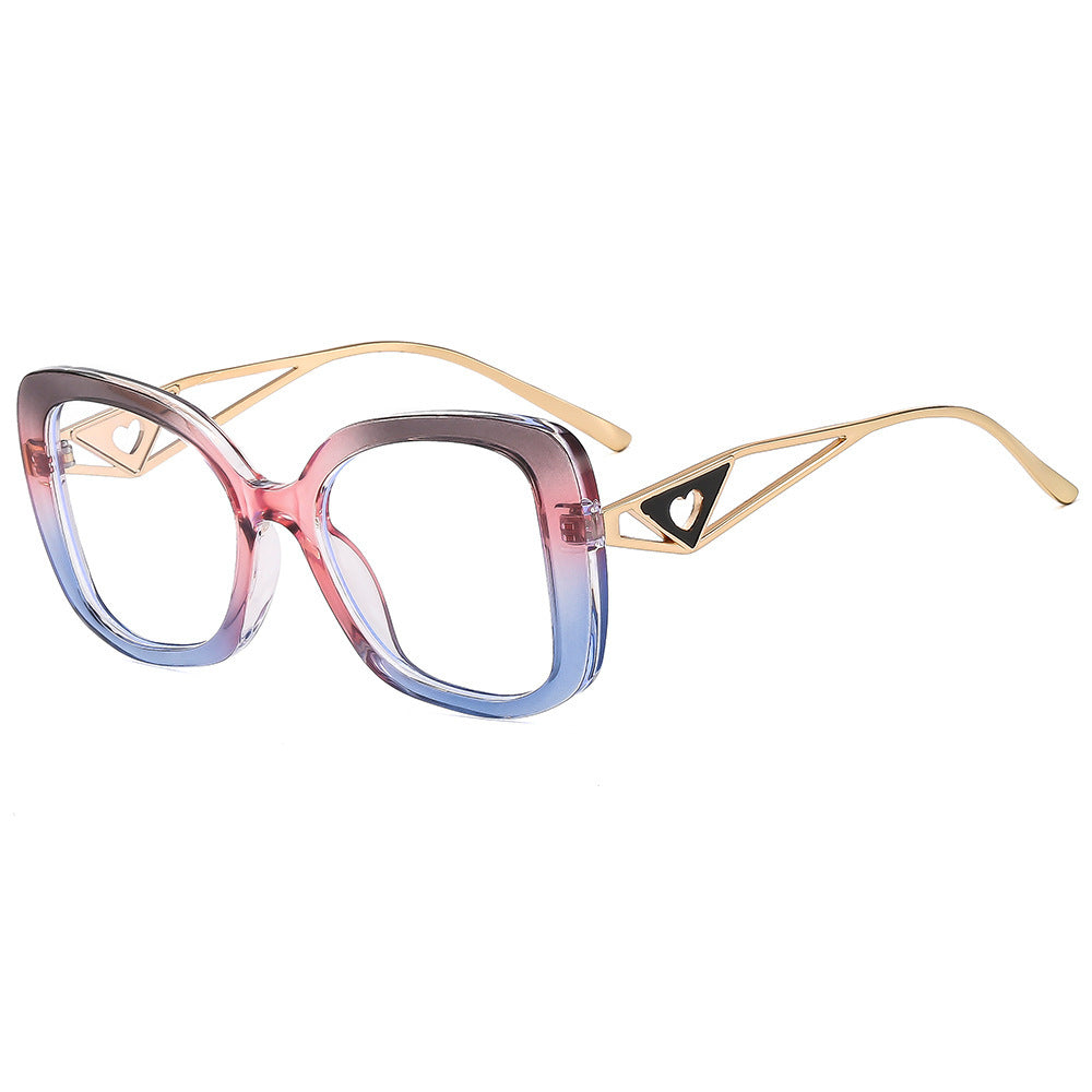 Ladies fashionable oversized sunglasses with luxurious heart detail Stornfield