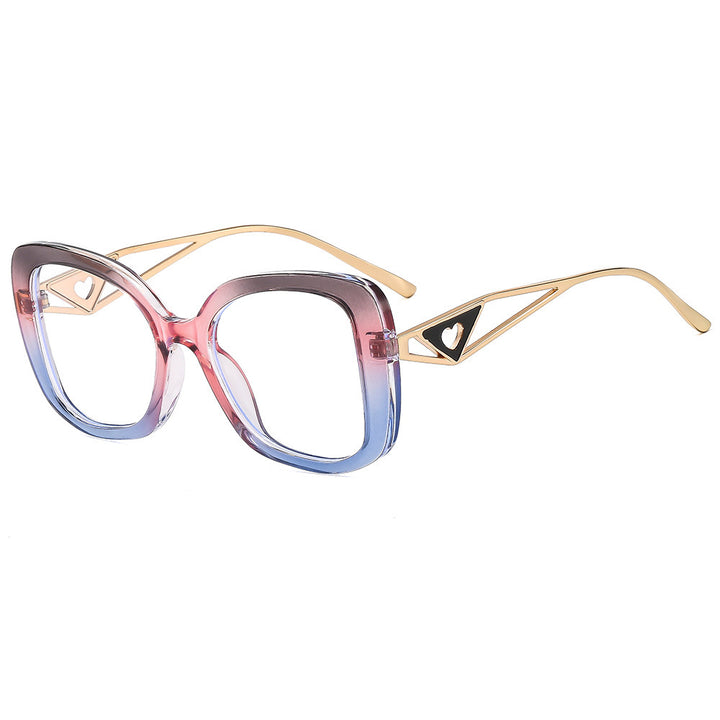 Ladies fashionable oversized sunglasses with luxurious heart detail Stornfield