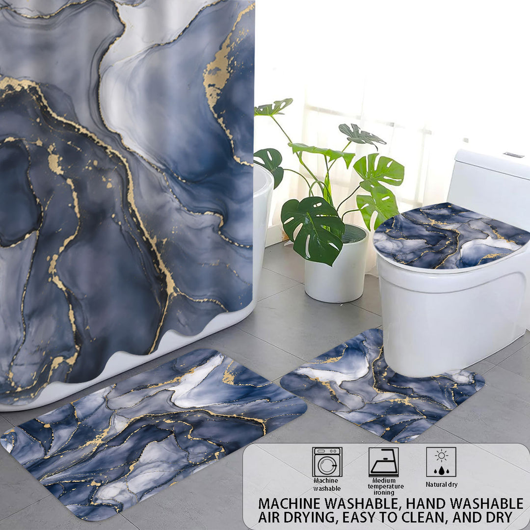 Digital Floral Theme Bathroom Décor Set Stornfield