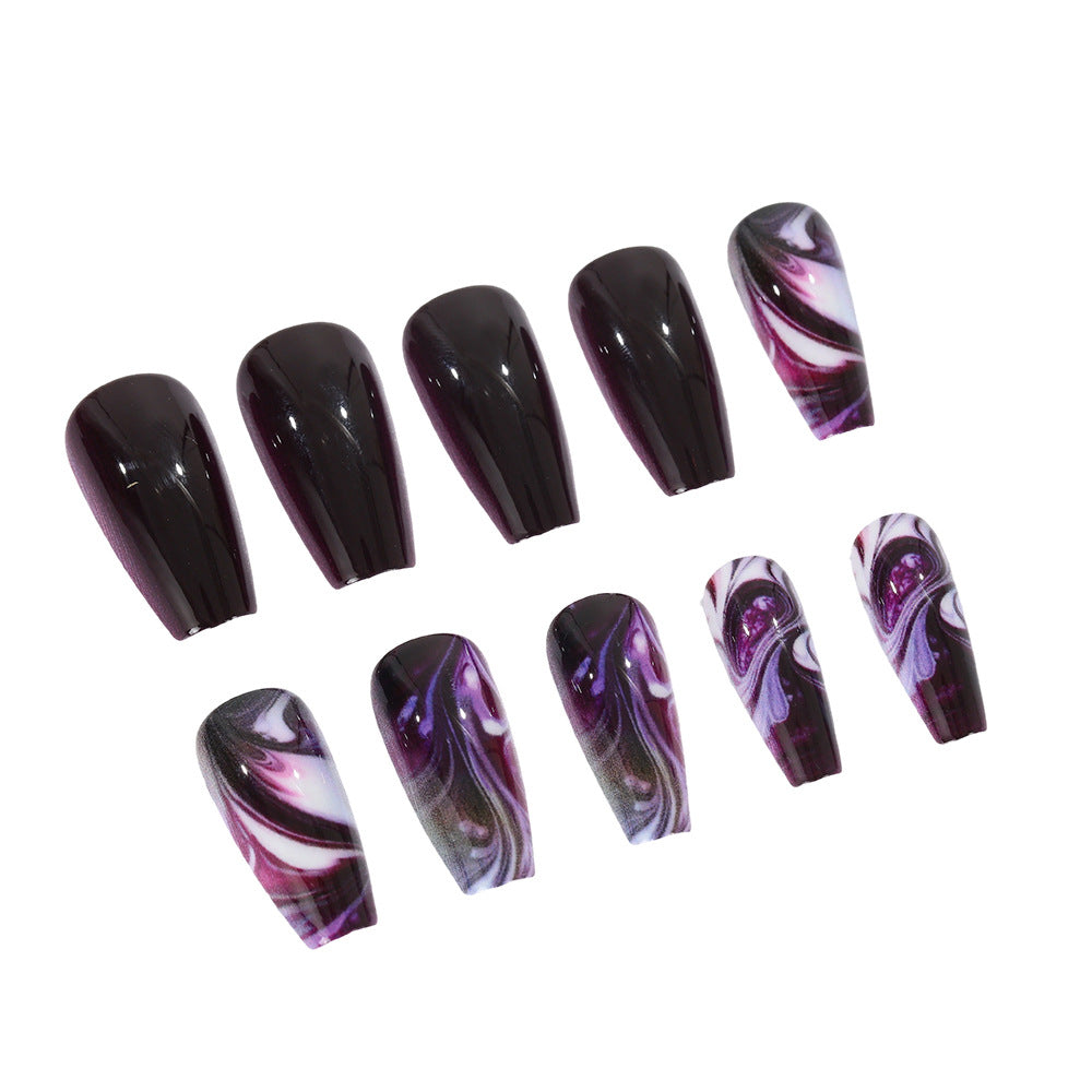 Artificial nails in modern marble design Stornfield