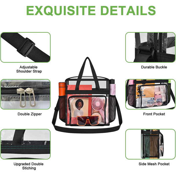 Transparent and Spacious Tote Bag Stornfield