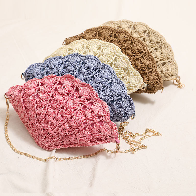 Elegant Clutch Bag in Shell Design Stornfield