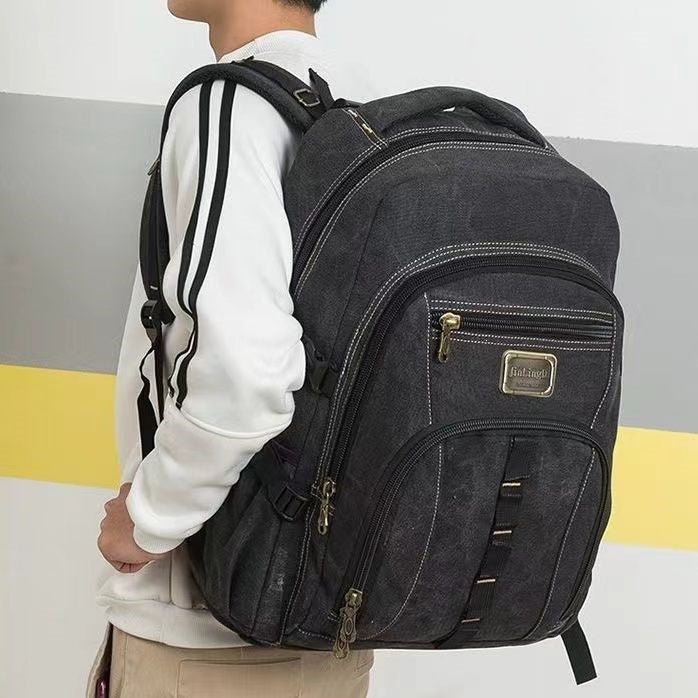 Multi-Functional Canvas Travel Backpack Stornfield