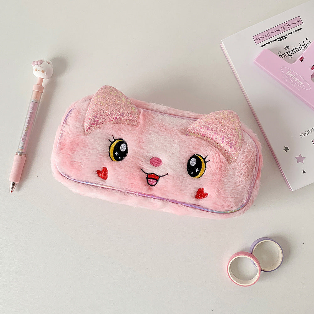 Plush Animal-Themed Pencil Case Stornfield