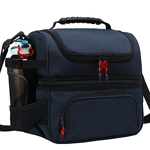 Insulated Lunch Bag with Multiple Compartments and Bottle Holder Stornfield