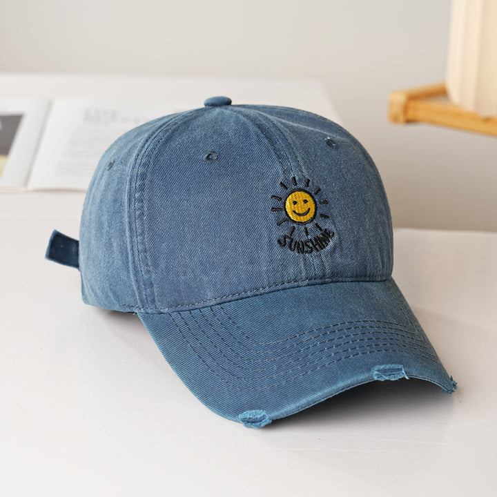 Women's sporty cotton cap with sun embroidery Stornfield