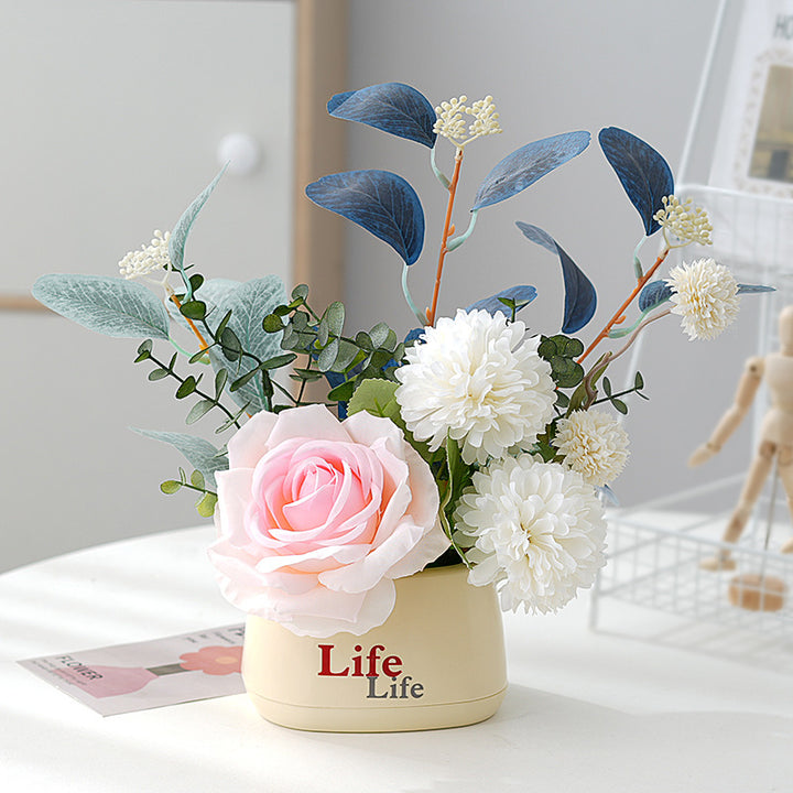 Lifelike Floral Centerpiece Arrangement