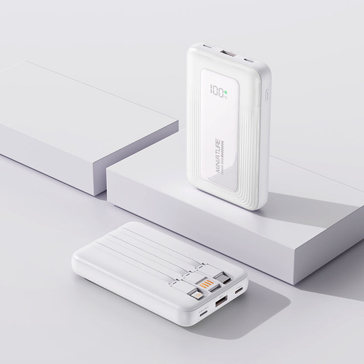 Portable power bank with digital capacity display and two USB ports Stornfield