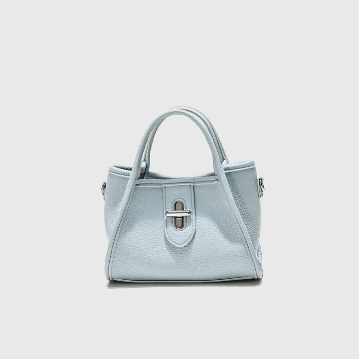 Textured Mini Handheld Satchel Bag