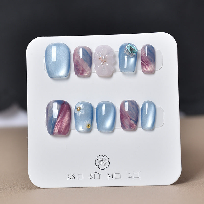 3D Embellished Press-On Nail Art Set Stornfield