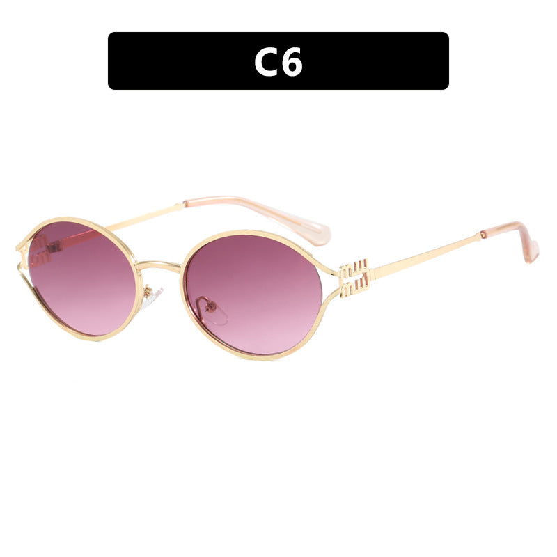 Ladies elegant oval sunglasses Stornfield