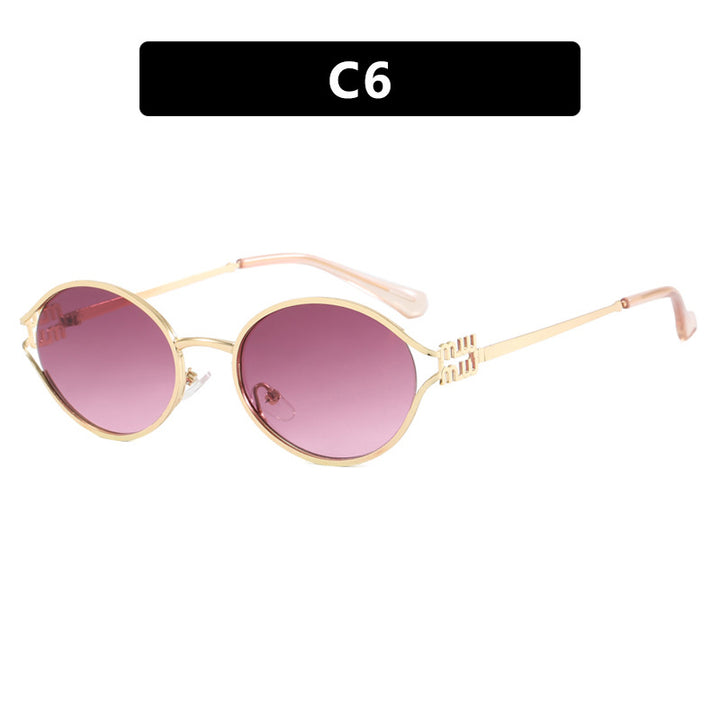 Ladies elegant oval sunglasses Stornfield