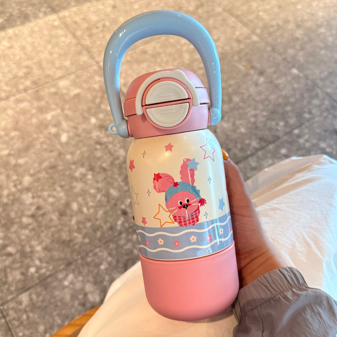 Women's water bottle with interactive animal design Stornfield