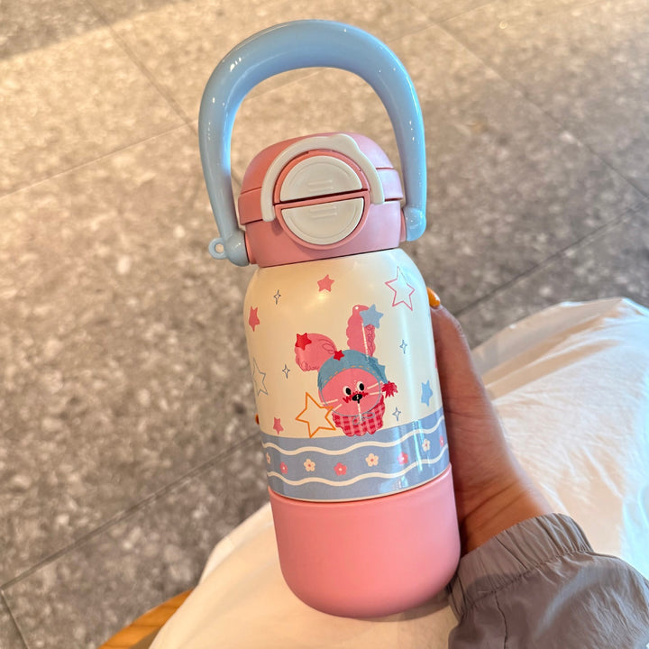 Women's water bottle with interactive animal design Stornfield