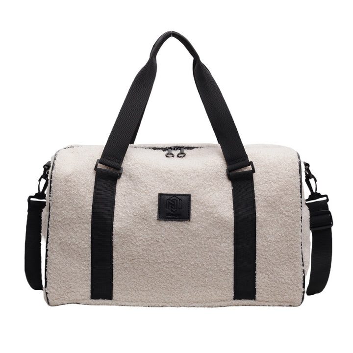 Cozy Fleece-Lined Travel Duffle Bag Stornfield