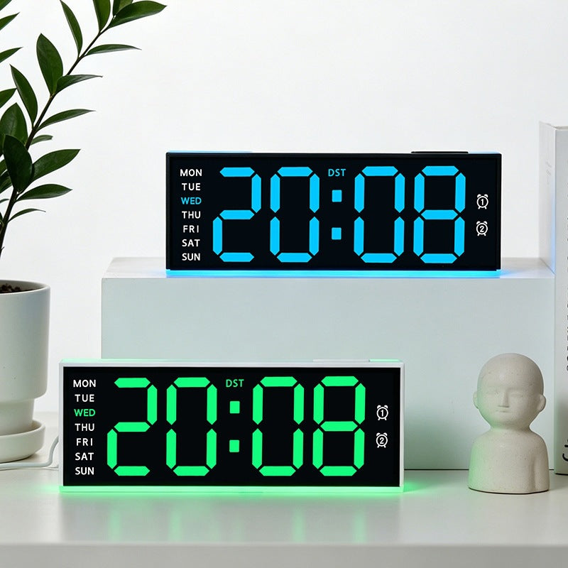 Digital alarm clock with large LED display and dual alarm function Stornfield