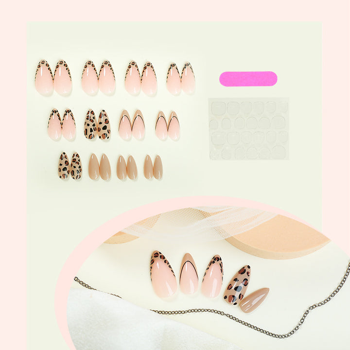 Decorative Leopard Print Press-On Nails Stornfield