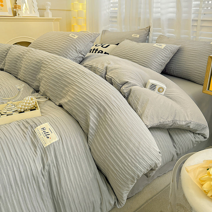 Luxurious Textured Bedding Set