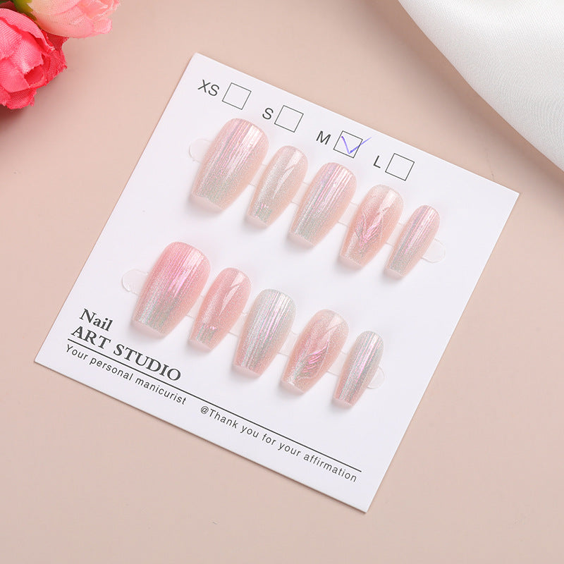 Shimmering Glitter Press-On Nail Set Stornfield