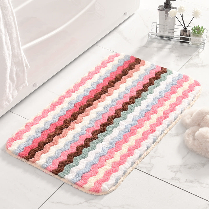 Fringed Chevron Bath Mat Stornfield