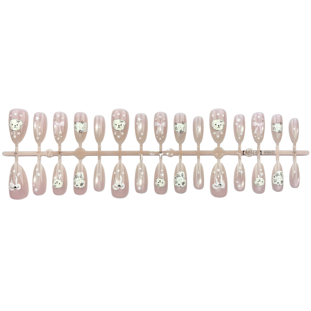 Themed Press-On Nail Art Set 1790745248