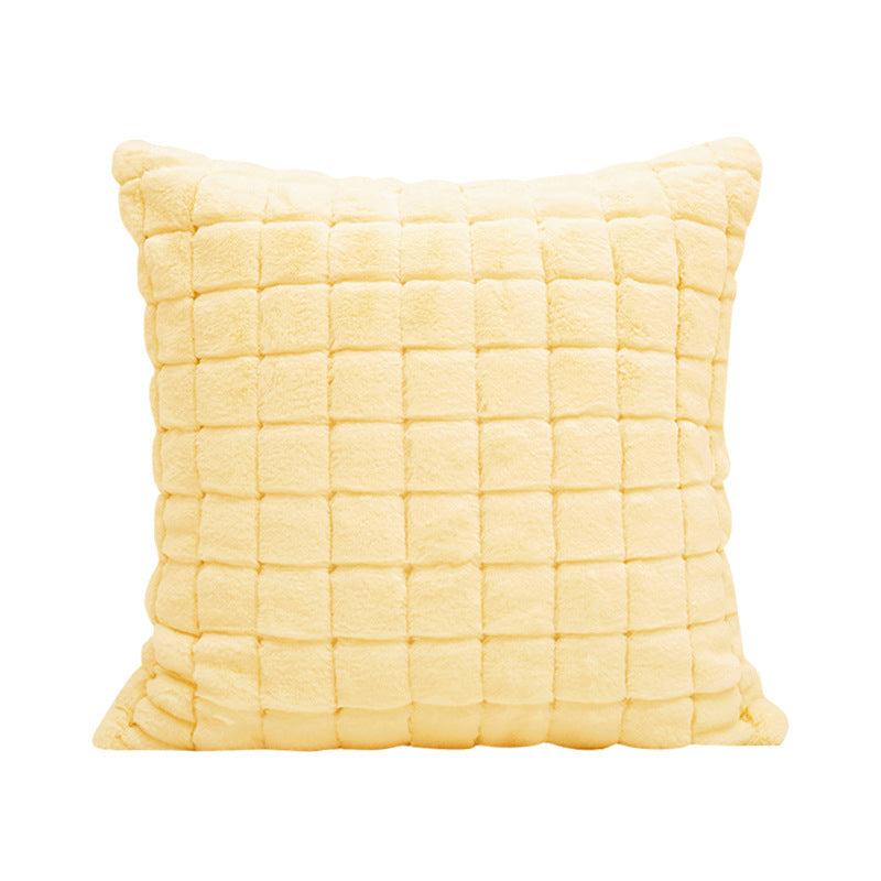 Cozy textured pillow