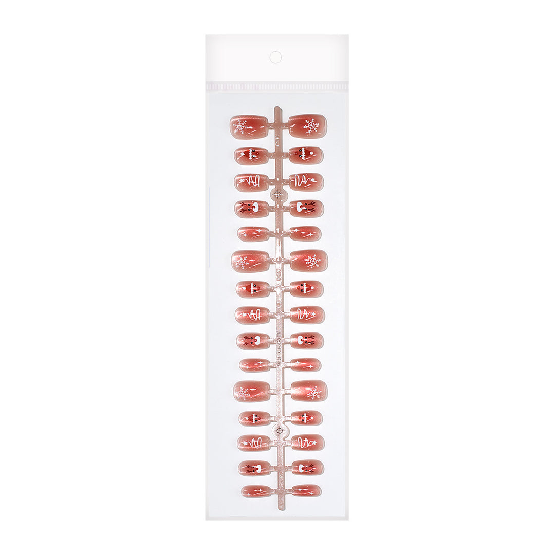 Holiday-Themed Press-On Nail Set Stornfield