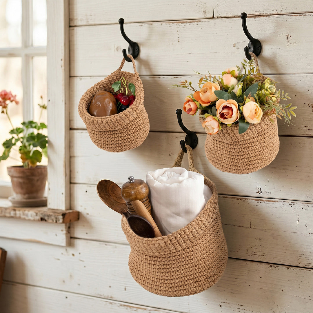 Decorative Macrame Storage Basket Stornfield