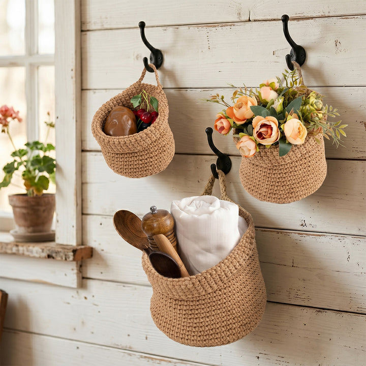 Decorative Macrame Storage Basket Stornfield