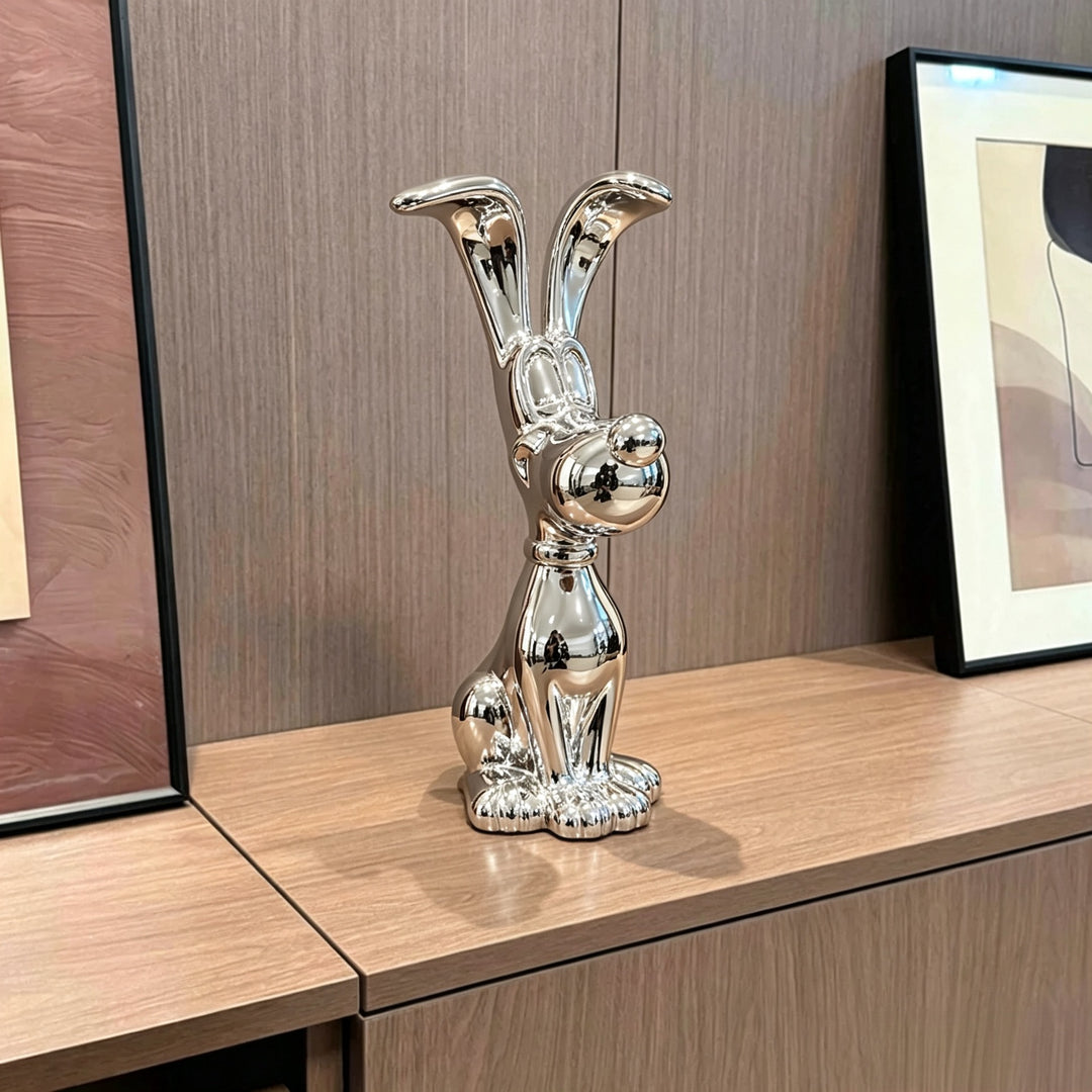 Decorative Dog Figurine for Indoor Home Decor