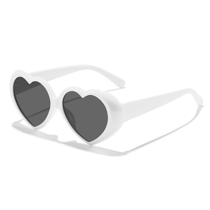 Women's Heart-Shaped Sunglasses with UV Protection and Stylish Frame Stornfield